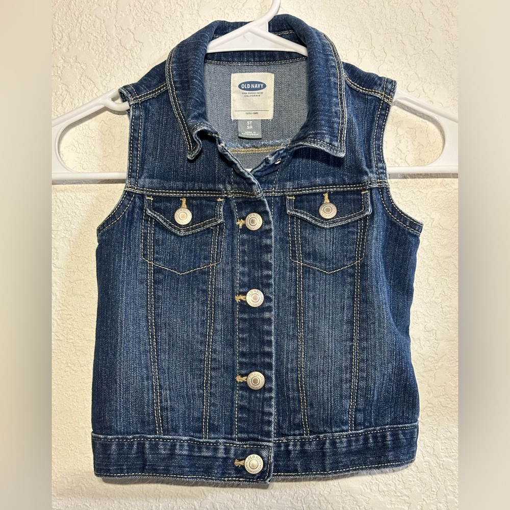 Old Navy Denim Vest 5T